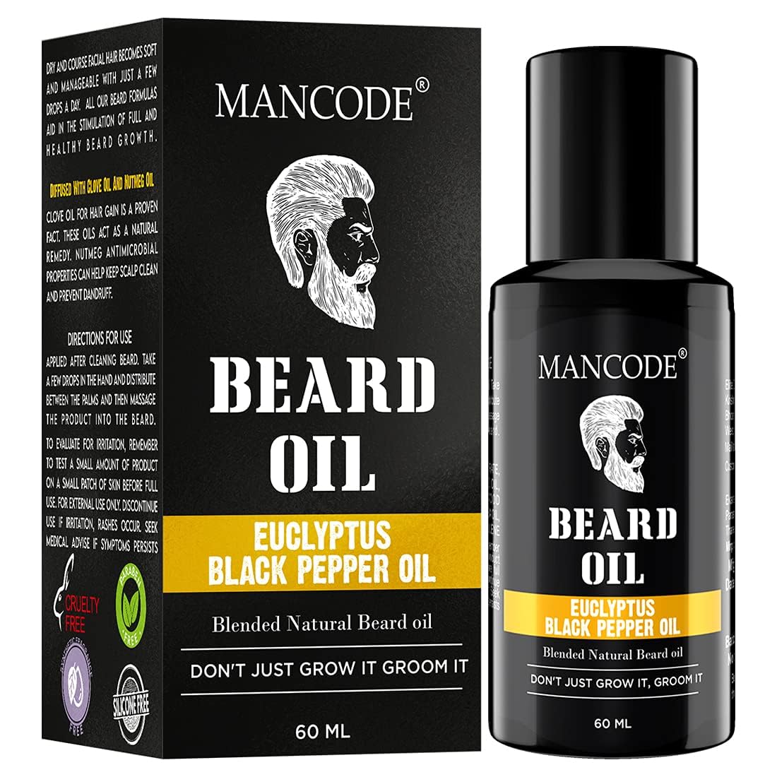 Mancode Beard Oil, For Nourishment & Strengthening Beard