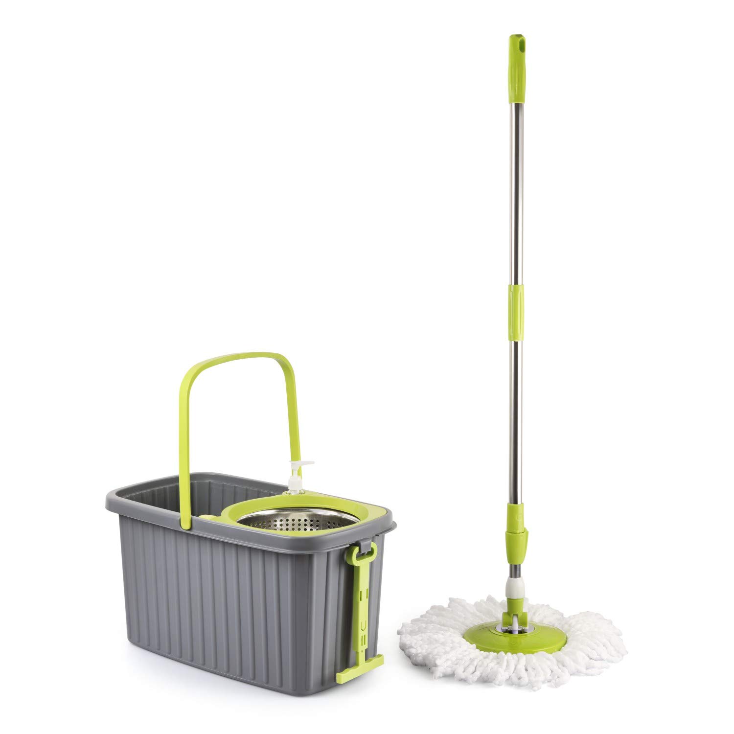Kleeno by Cello Hi Clean Deluxe Spin Mop with Bucket