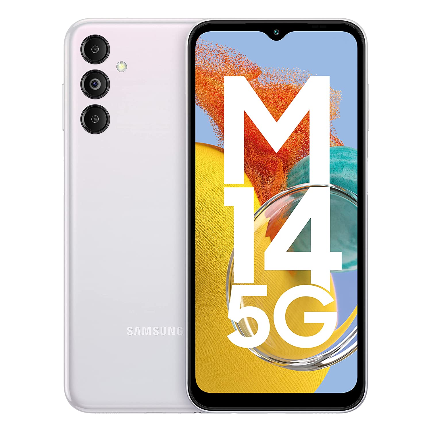 Samsung Galaxy M14 5G (ICY Silver, 4GB, 128GB Storage)